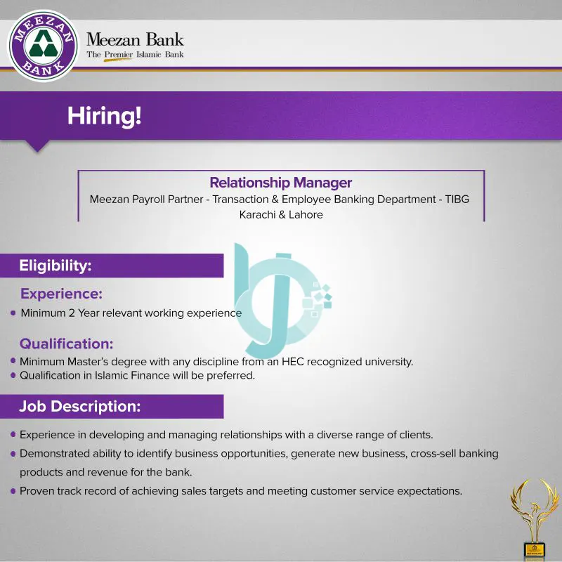 Meezan Bank Jobs 2025 Online Apply At Meezanbank