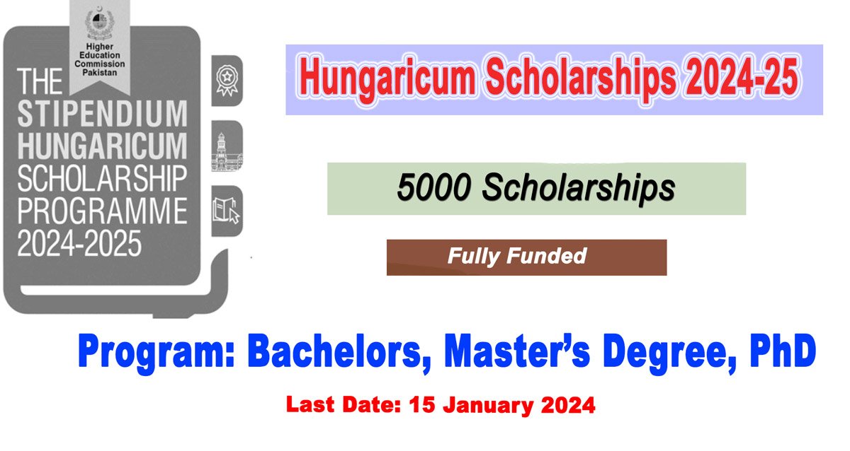 Stipendium Hungaricum Scholarships 2024-25