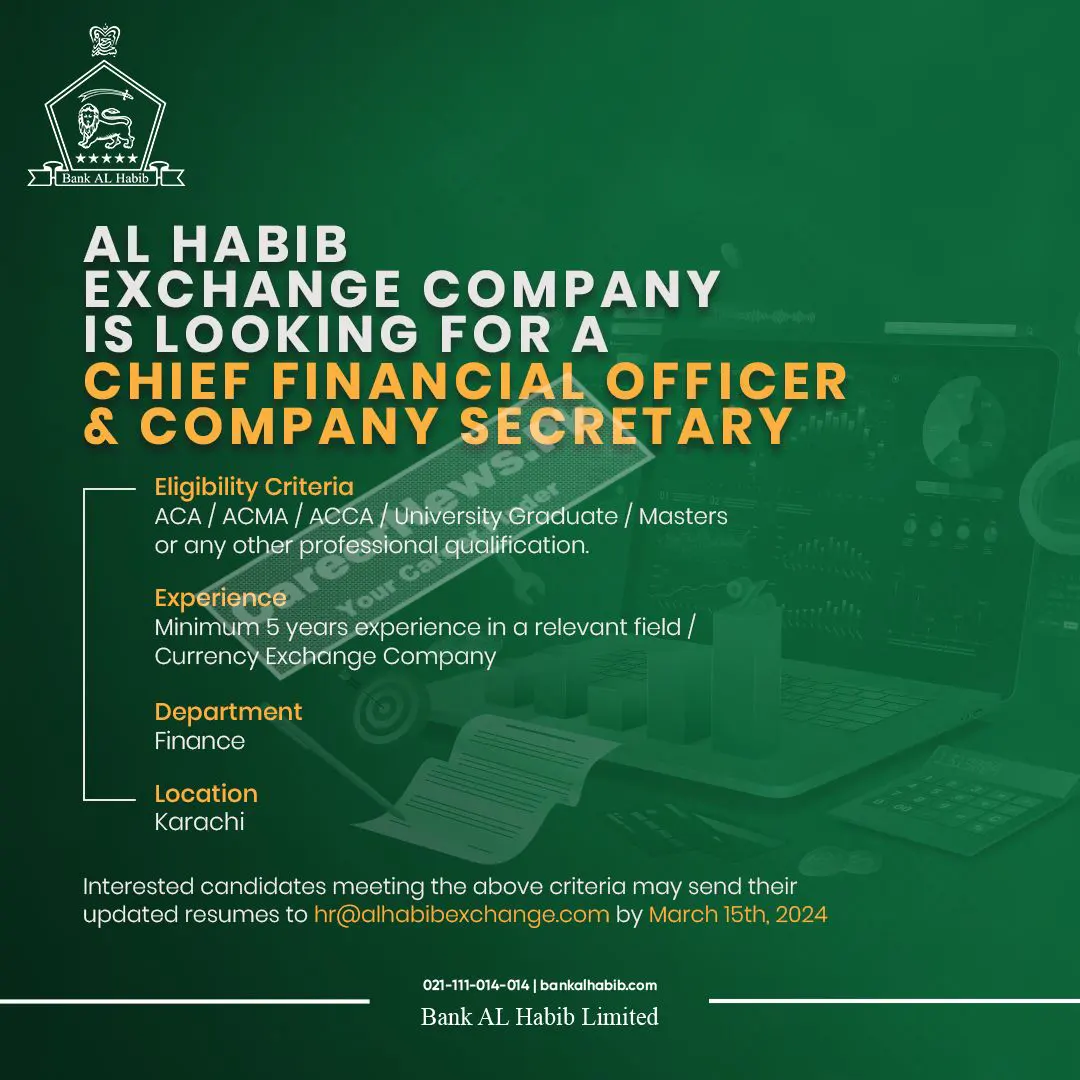 Bank Al Habib Jobs 2024 Online Apply