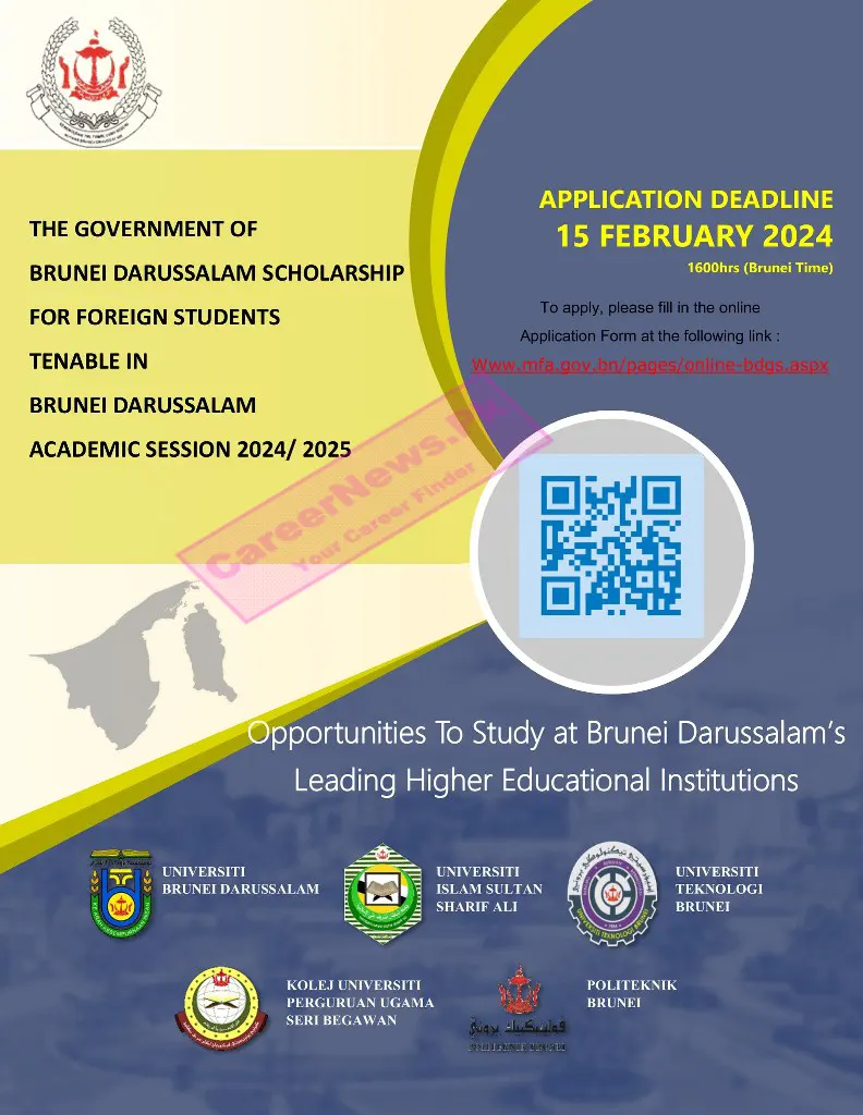 Government of Brunei Darussalam Scholarships 2024-25