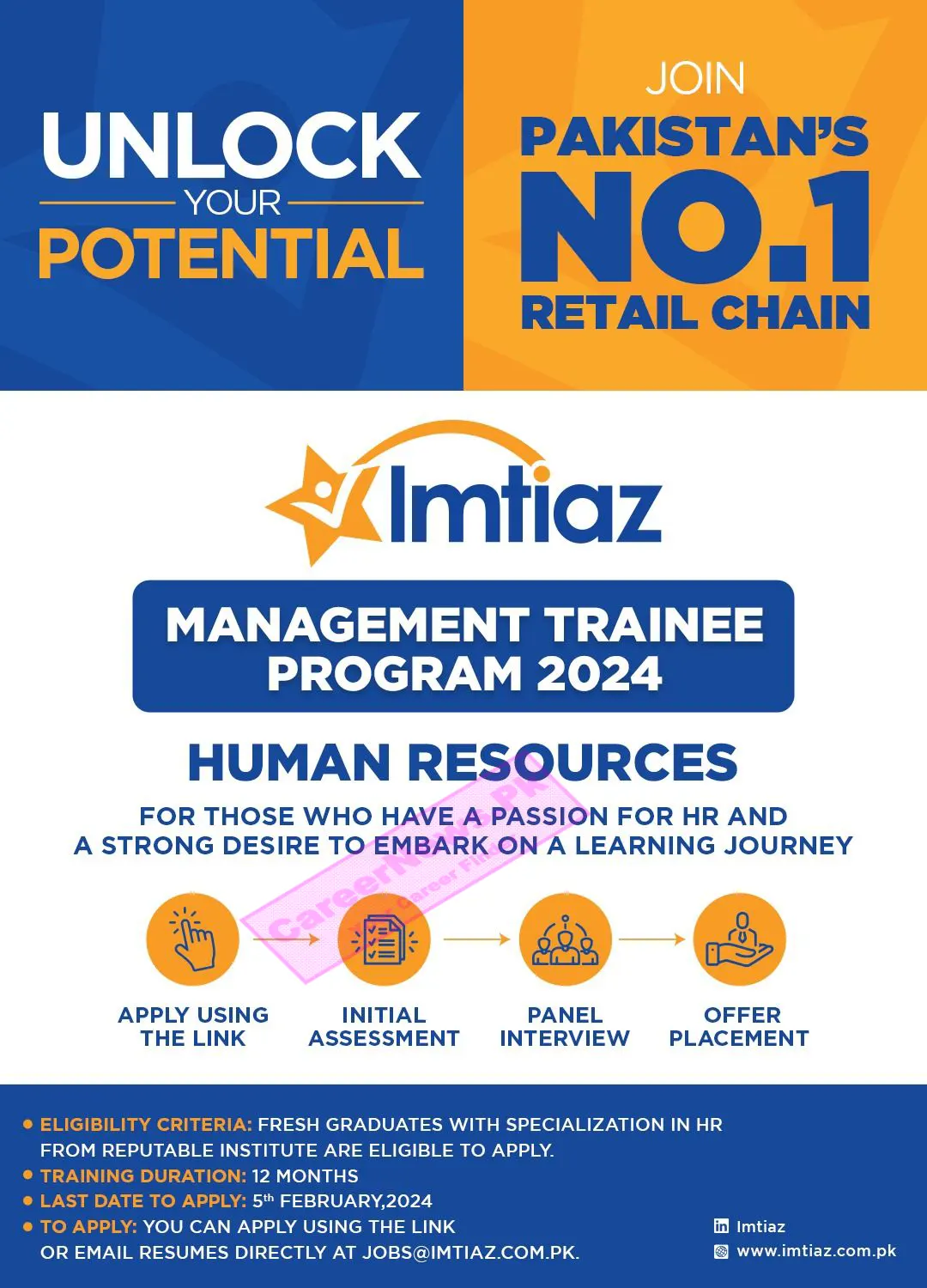 Imtiaz Management Trainee Program 2024 