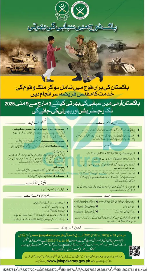 Join Pak Army Jobs Latest 2025