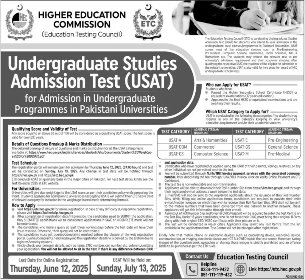 lastest HEC Jobs 2025 Latest Advertisements